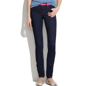 Madewell Womens Dark Wash Skinny Skinny Jeans